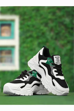 Jove Women Black Colourblocked Sneakers
