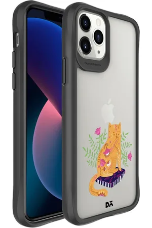 DailyObjects Transparent Happy Kitty Printed iPhone 11 Pro Max Back Case