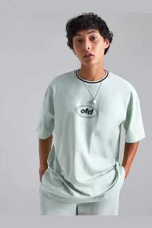 Boohoo Printed Pure Cotton Oversized T-shirt
