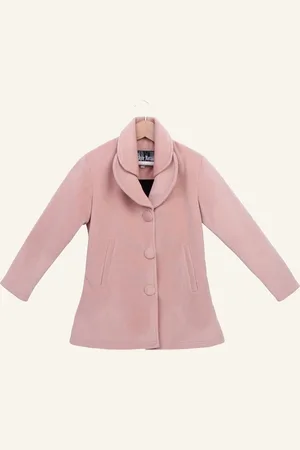 Leather Retail Girls Solid Tailored Jacket