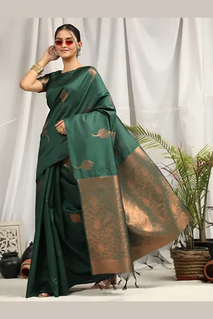 Moda Rapido Woven Design Zari Silk Blend Banarasi Saree