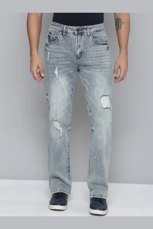 Waimea Men Comfort Relaxed Fit Mildly Distressed Heavy Fade Stretchable Jeans