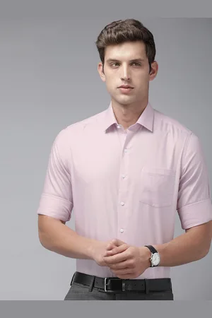 Arrow Self Design Manhattan Slim Fit Pure Cotton Formal Shirt