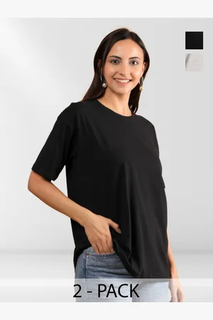 BAESD Women 2 Printed Applique T-shirt