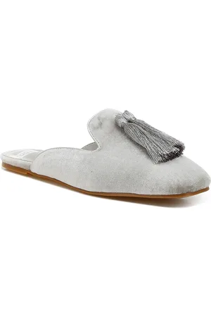 RAG & CO Women Mules with Tassels Flats