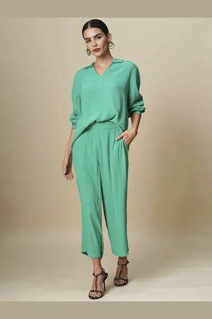 Chemistry V Neck Top With Trousers