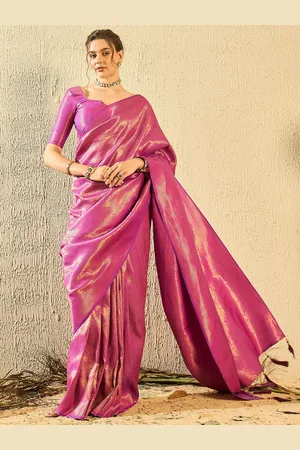 DIVASTRI Woven Design Zari Art Silk Kanjeevaram Saree
