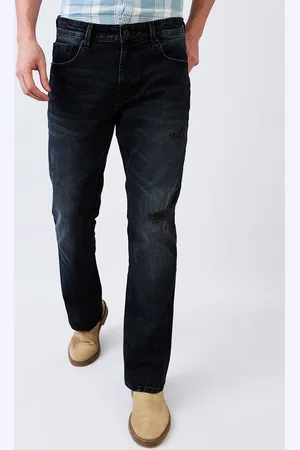 SPYKAR Men Light Fade Low Distress Jeans