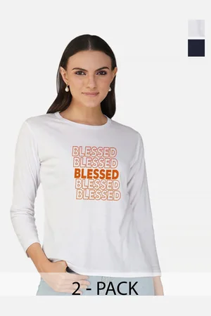 Metronaut Women 2 Printed Bio Finish Applique T-shirt