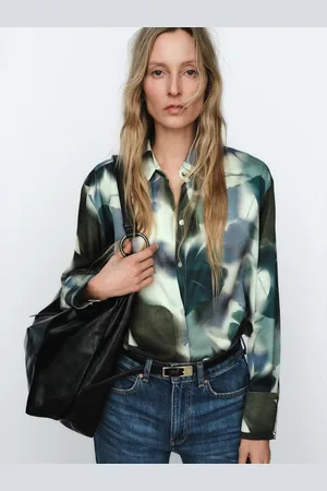 LULU & SKY Women Faded Opaque Printed Casual Shirt