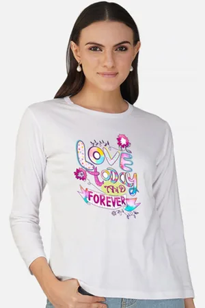 Metronaut Women 2 Printed Bio Finish Applique T-shirt
