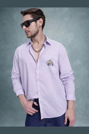 Roadster The Life Co. Drop Shoulder Sleeves Printed Pure Cotton Shirt