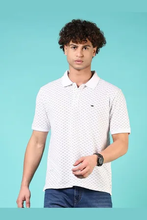 V-Mart Men Printed Polo Collar Pockets T-shirt