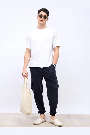 Styli Men Oversized-Fit Cotton Cargo Joggers