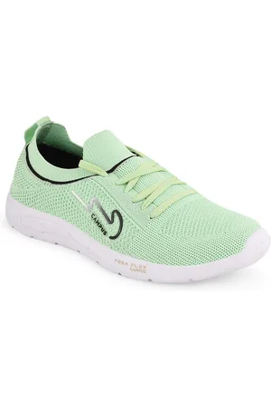 Campus Women Green Mesh Running Shoes