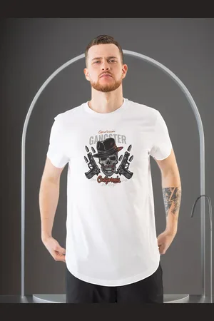 Moda Rapido Men Graphic Printed Round Neck Regular Fit T-shirt