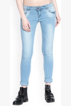 Gipsy Women Blue Slim Fit Mid-Rise Clean Look Stretchable Jeans