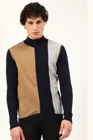 HARSAM Men Colourblocked Sweater