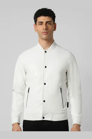 V Dot Men Geometric Open Front Jacket
