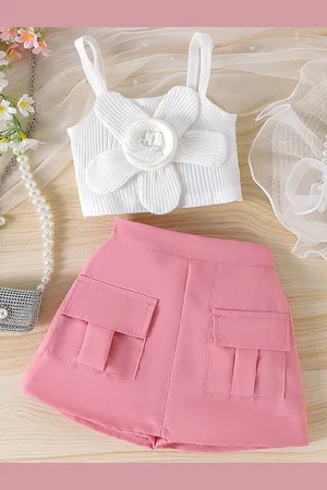 LULU & SKY Girls Top with Shorts