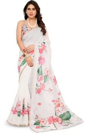 Moda Rapido Floral Zari Saree