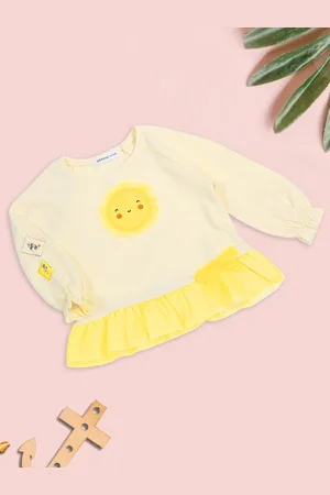 MeeMee Girls Long Sleeves Round Neck Sweatshirt