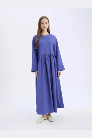 DeFacto Flared Sleeve Maxi Dress