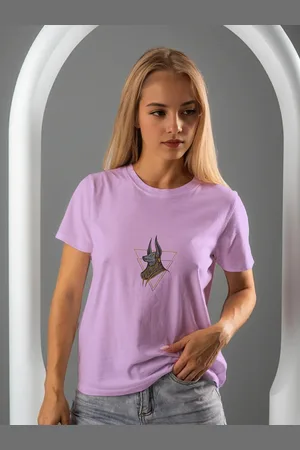 Moda Rapido Women Graphic Printed Round Neck T-shirt