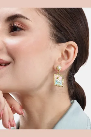DressBerry Square Drop Earrings