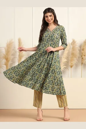 BAESD Women Ethnic Motifs Printed Regular Kurta with Trousers