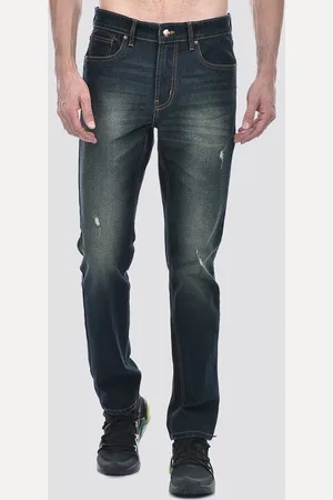 NUMERO UNO Men Slim Fit Mildly Distressed Light Fade Stretchable Jeans