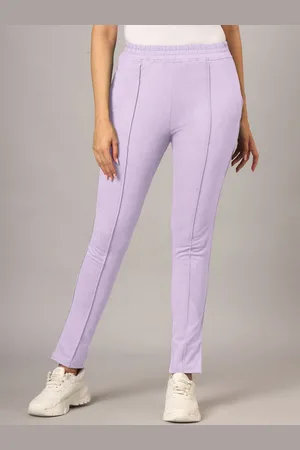 BRINN Women Solid Mid-Rise Sports Track Pant