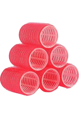 MATRA 6 Pcs Self-Grip Velcro Heatless Curling Clips Hair Rollers for Voluminous Curls