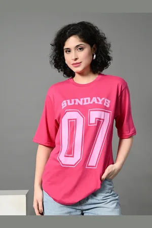 Corsica Women Typography Printed Drop-Shoulder Sleeves Bio Finish T-shirt