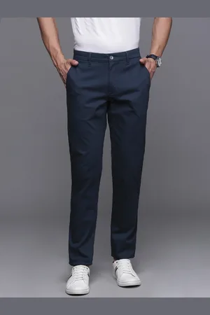 Louis Philippe Men Slim Fit Smart Casual Trousers
