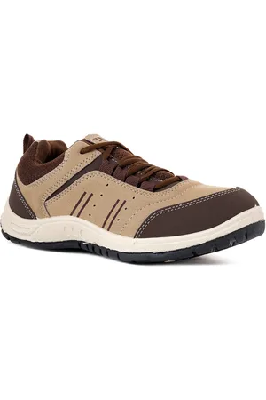 Khadims Men Beige Colourblocked Sneakers