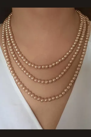 ESTELE Gold-Plated Beaded Layered Necklace