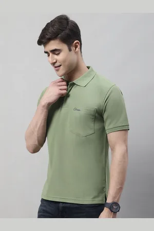 Obaan Men Polo Collar Pockets T-shirt