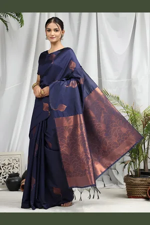 Moda Rapido Woven Design Zari Silk Blend Banarasi Saree