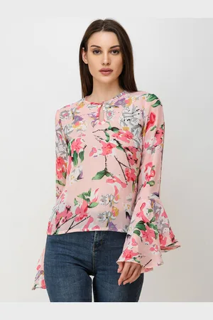 Cation Women Pink Printed Top