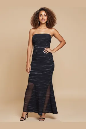 IZF Printed Ruched Midi Bodycon dress