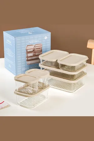Nestasia 7 Pcs Premium Airtight Glass Containers