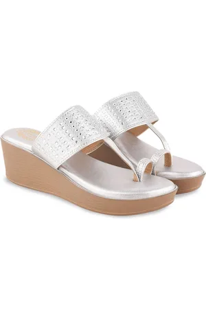 Shoetopia Girls Embellished Wedge Sandals
