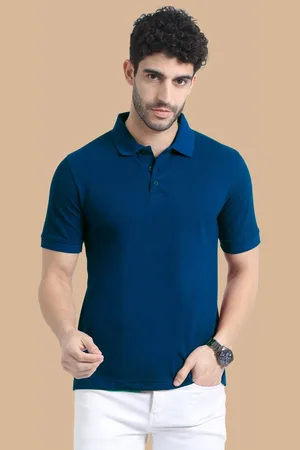 Miraan Men Polo Collar Applique T-shirt