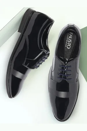 FAUSTO Men Round Toe Lace Up Lightweight Formal Oxfords