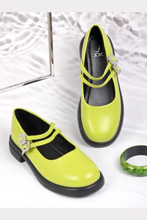 Jove Women PU Platform Sandals with Buckles
