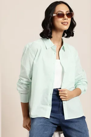 HERE&NOW Opaque Striped Casual Shirt