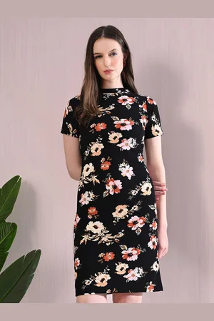 IUGA Floral Print Bodycon Dress