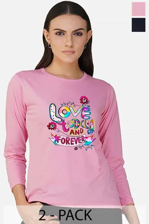 Metronaut Women 2 Printed Bio Finish Applique T-shirt