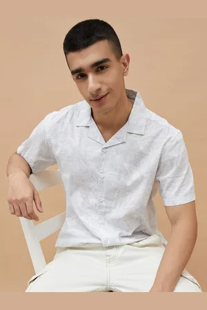 Lifestyle Men Floral Opaque Printed Casual Shirt